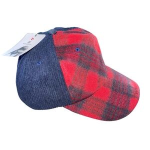 Headsweats Performance Ice Leather Strapback Hat Plaid Corduroy Cap NWT UNISEX